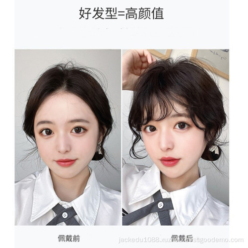 Simulation bangs wig female forehead air curly